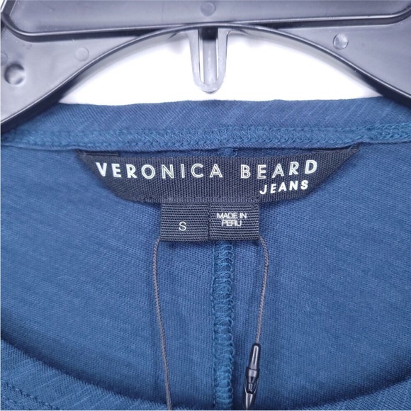 NWT Veronica Beard Blue Long Sleeve Top - Picture 8 of 9